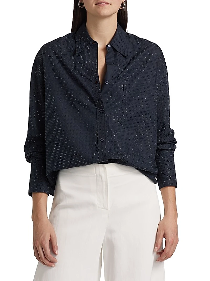Average Joe Embellished Cotton Shirt