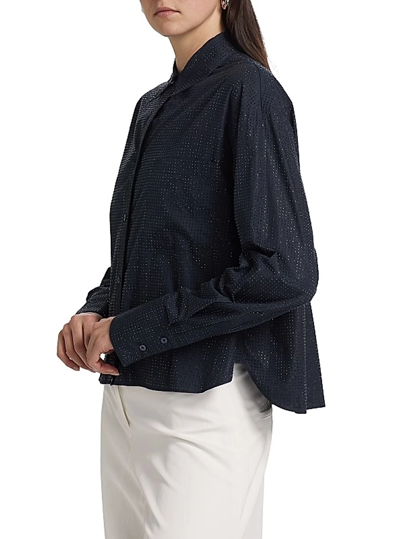 Average Joe Embellished Cotton Shirt