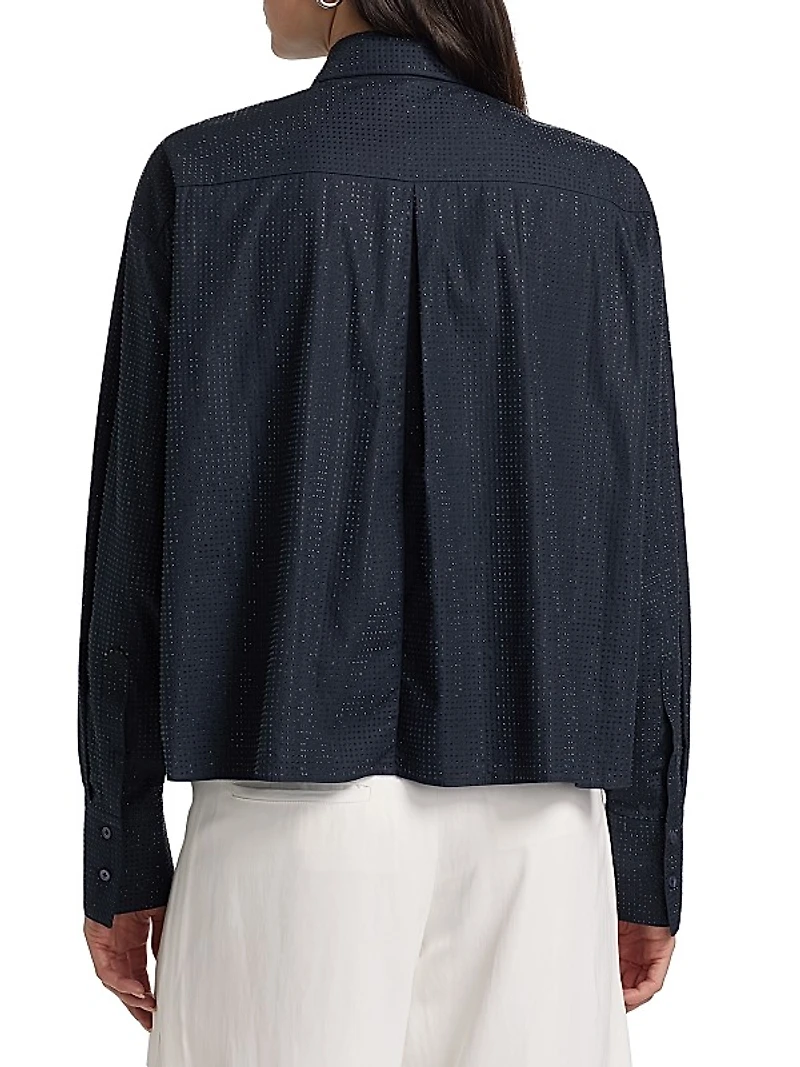 Average Joe Embellished Cotton Shirt