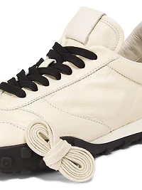 Leather & Suede Low-Top Sneakers