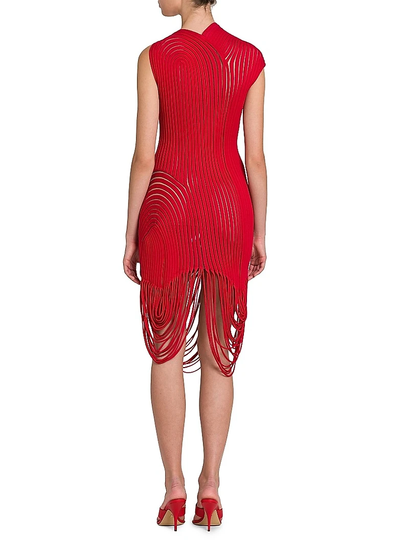 Sculpted Rib Minidress