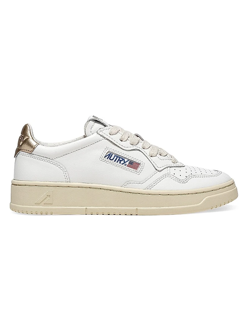 Medalist Low-Top Leather Sneakers