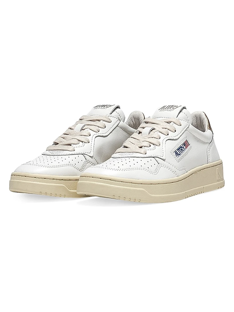 Medalist Low-Top Leather Sneakers