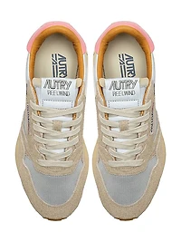 Reelwind Leather & Mesh Low-Top Sneakers