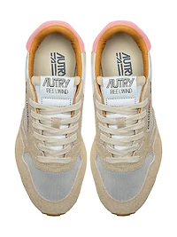 Reelwind Leather & Mesh Low-Top Sneakers