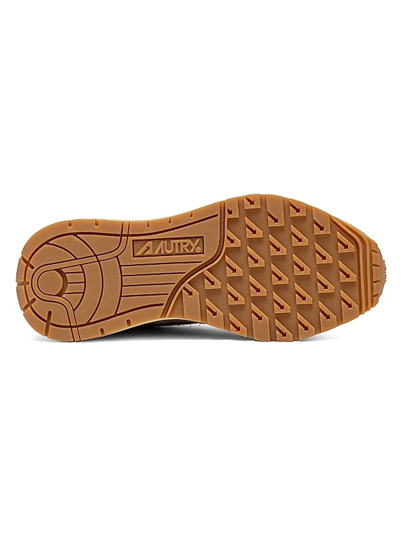 Reelwind Leather & Mesh Low-Top Sneakers