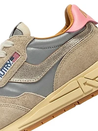 Reelwind Leather & Mesh Low-Top Sneakers