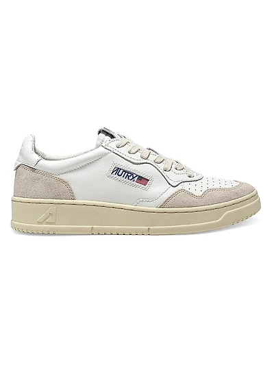 Medalist Leather & Suede Low-Top Sneakers