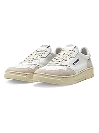 Medalist Leather & Suede Low-Top Sneakers