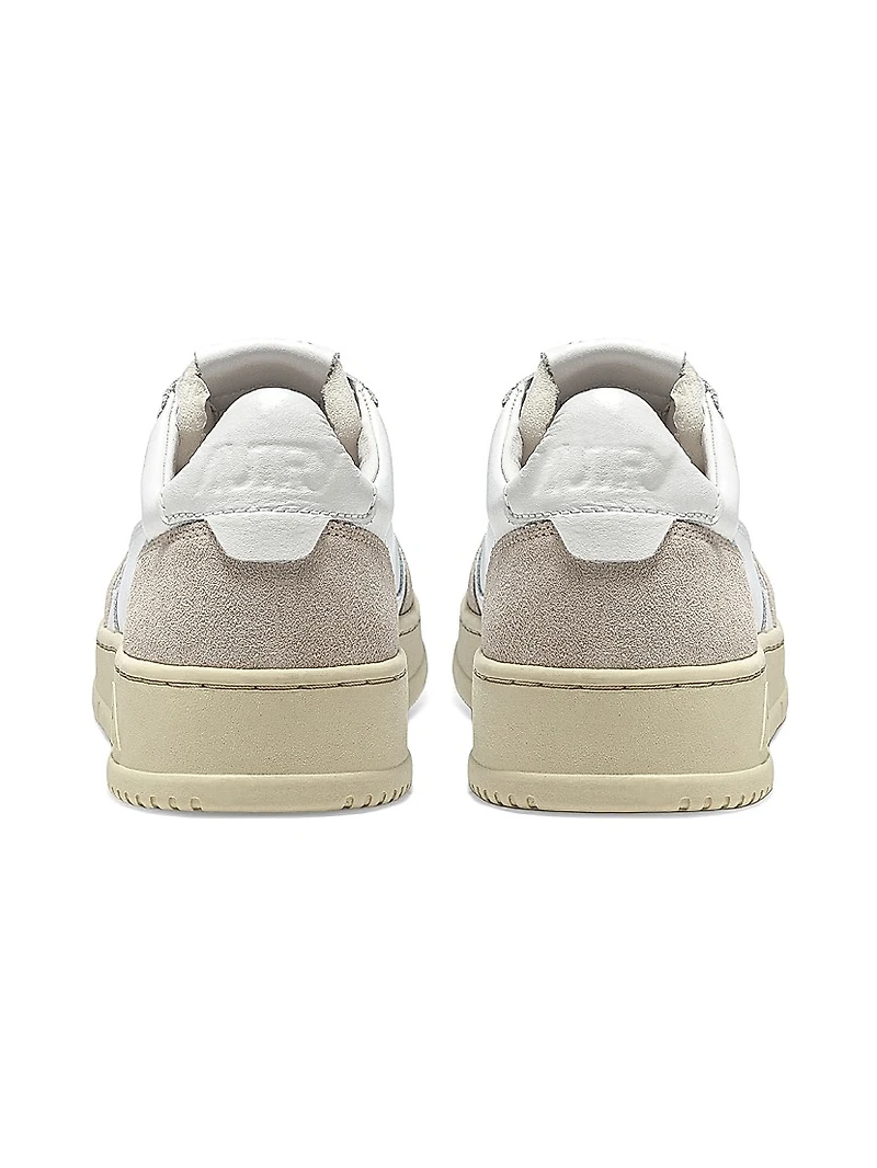 Medalist Leather & Suede Low-Top Sneakers