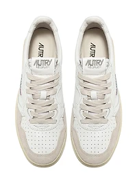 Medalist Leather & Suede Low-Top Sneakers