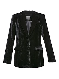 Fiona Velvet Boyfriend Blazer