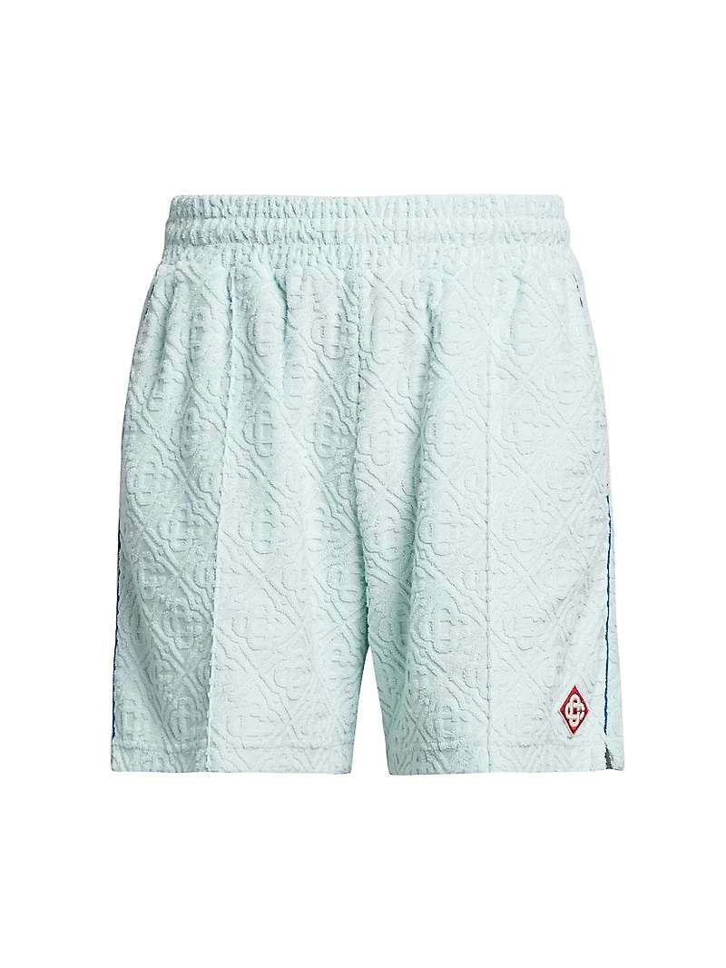 Jacquard Logo Terry Shorts
