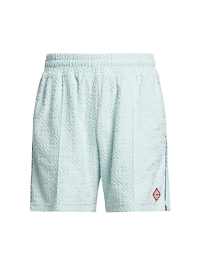 Jacquard Logo Terry Shorts