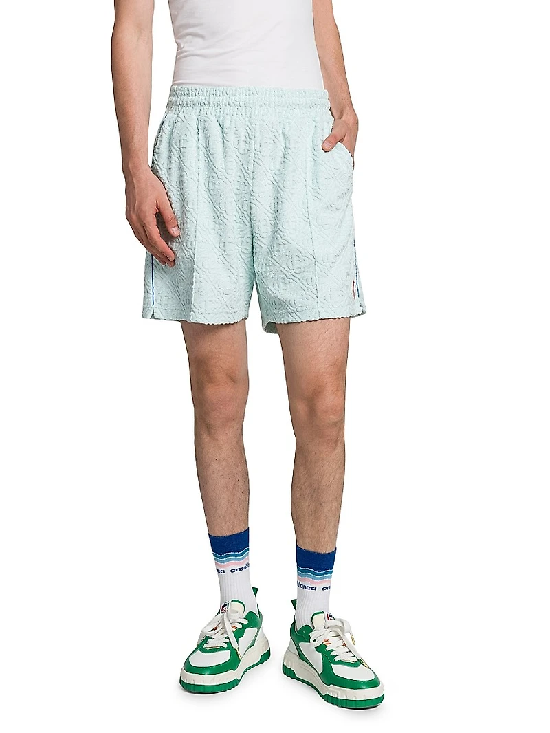 Jacquard Logo Terry Shorts
