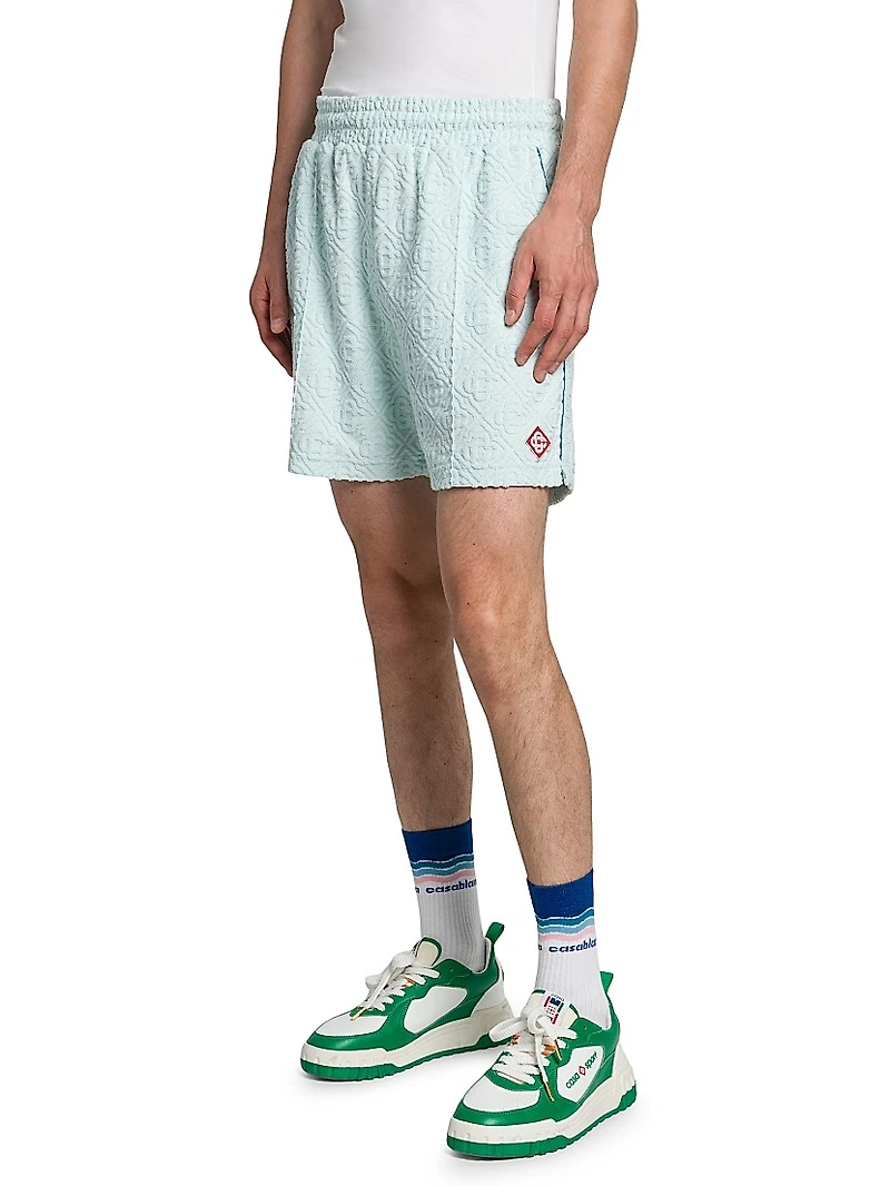 Jacquard Logo Terry Shorts