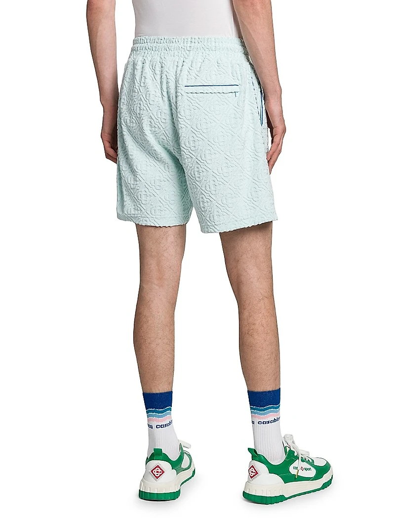 Jacquard Logo Terry Shorts