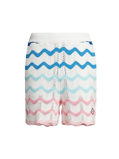 Wave Crochet Shorts