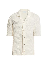 Summer Textured-Knit Shirt