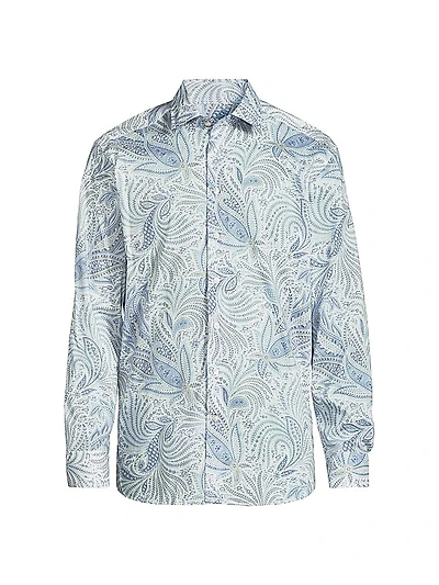 Leaf Paisley Cotton Shirt