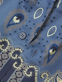 Paisley Cotton Camp Shirt