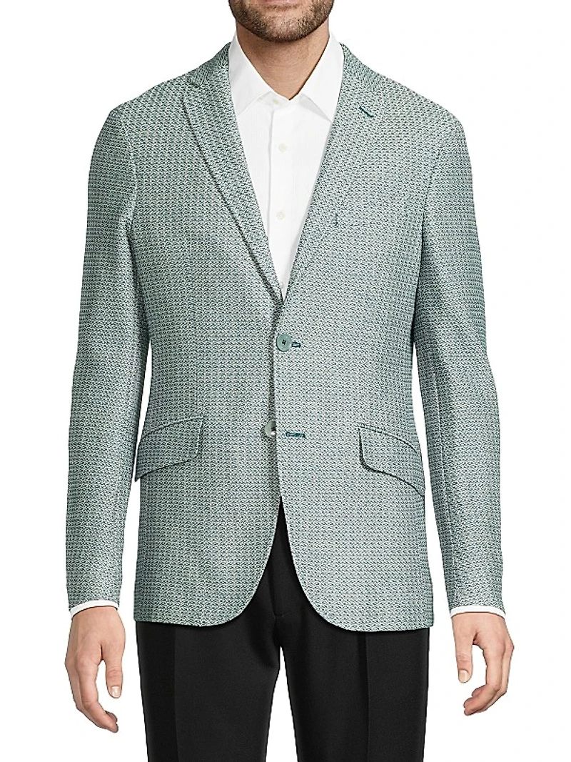 Textured Cotton Sportcoat