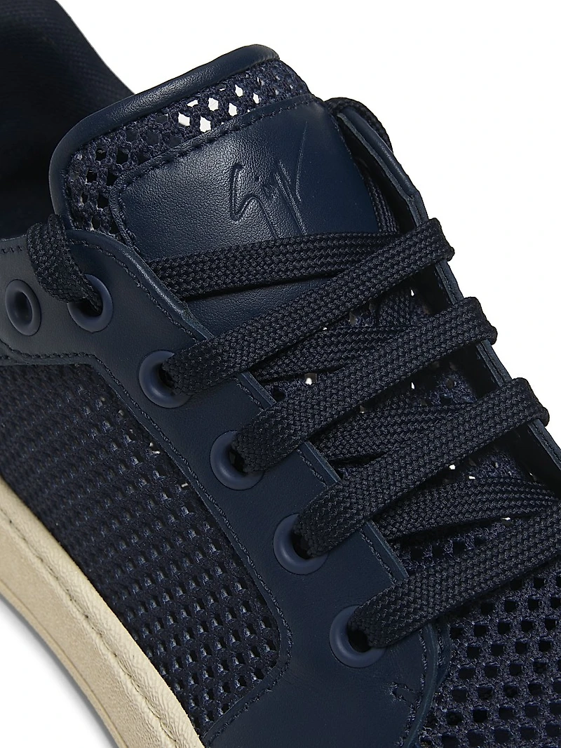 Leather Low-Top Sneakers