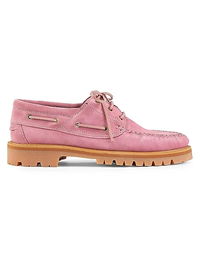 Aztec Suede Boat Shoes