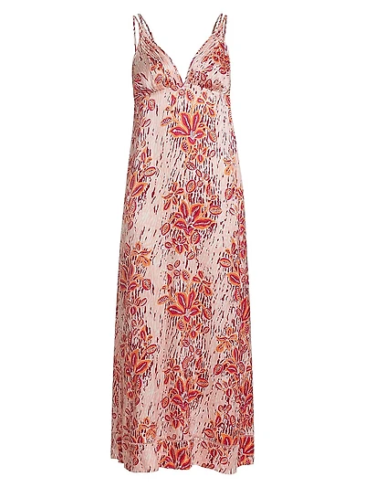 Cassandra Floral Printed Maxi Dress