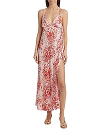 Cassandra Floral Printed Maxi Dress