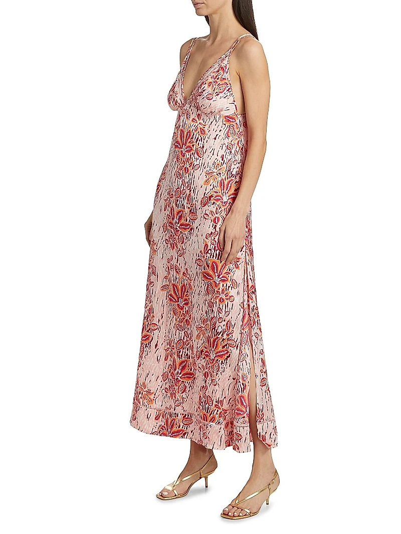 Cassandra Floral Printed Maxi Dress
