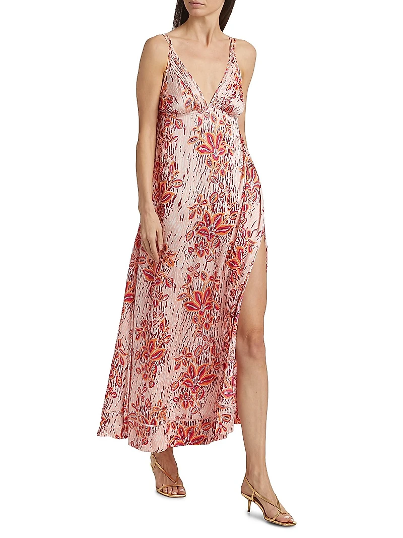 Cassandra Floral Printed Maxi Dress