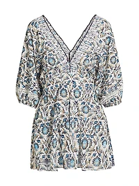 Chantal Printed Short Jumpsuit
