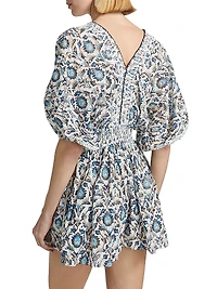 Chantal Printed Short Jumpsuit