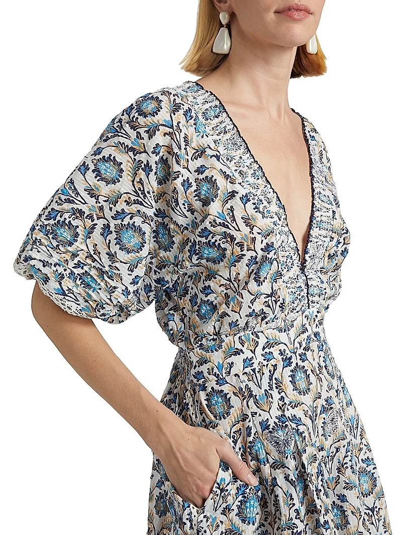 Chantal Printed Short Jumpsuit