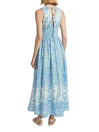 Chiara Floral Cotton Maxi Dress
