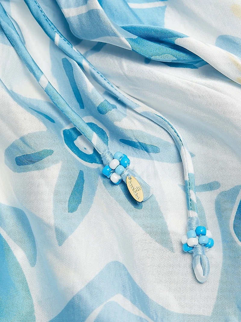 Carla Floral Halter Maxi Dress