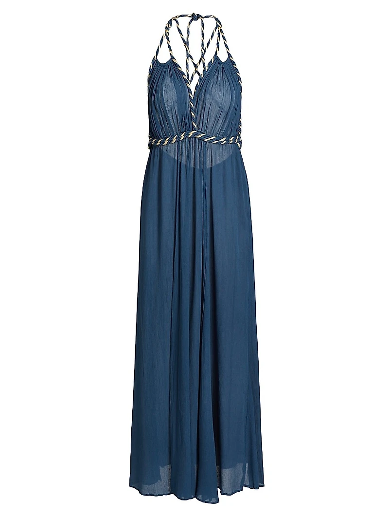 Collette Open-Back Maxi Dress