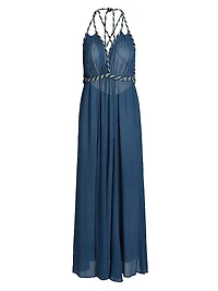 Collette Open-Back Maxi Dress