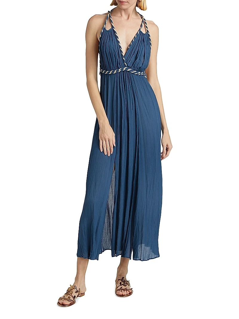 Collette Open-Back Maxi Dress
