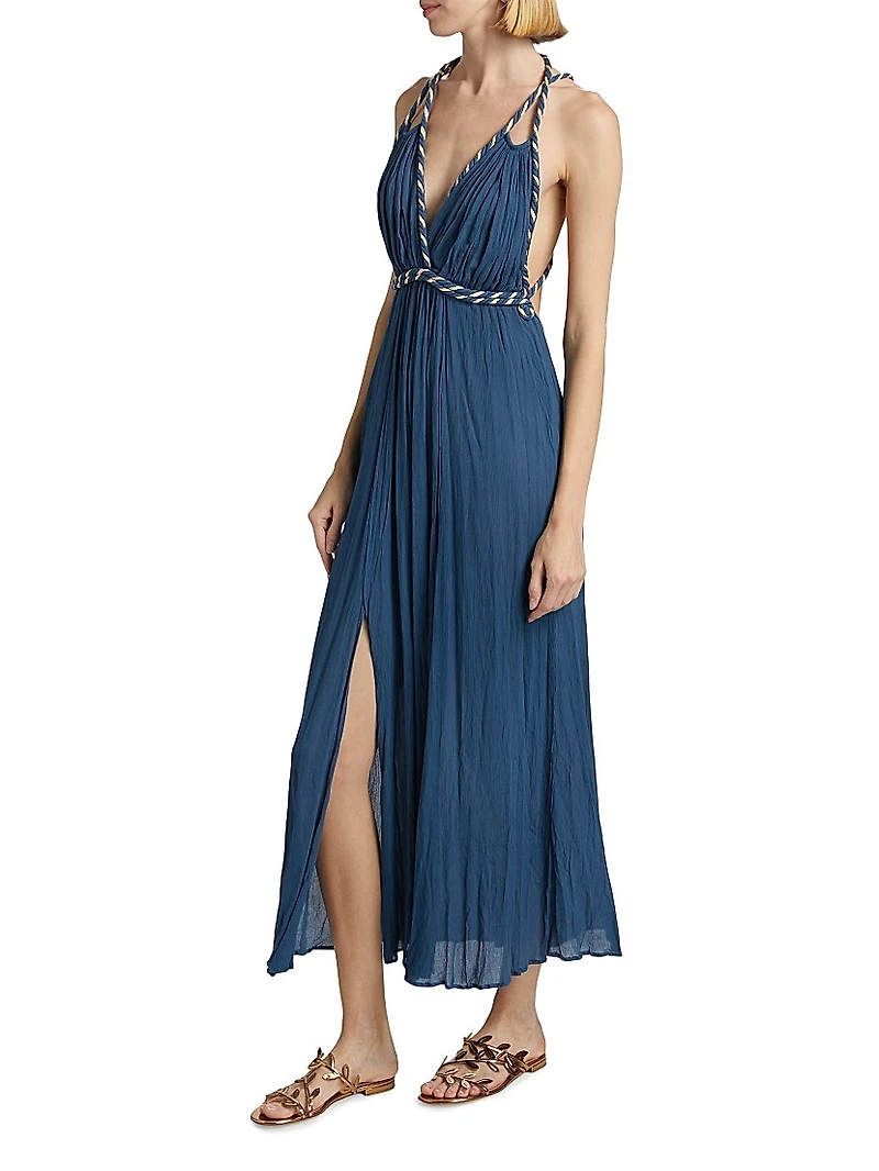 Collette Open-Back Maxi Dress