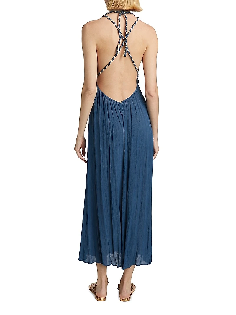 Collette Open-Back Maxi Dress