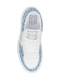G Move Sneakers Mixed Leathers and Denim Monogram