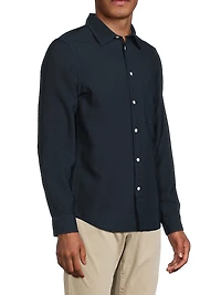 Asher Woven Button-Front Shirt