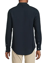 Asher Woven Button-Front Shirt