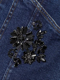 Andy Embellished Crop Jeans
