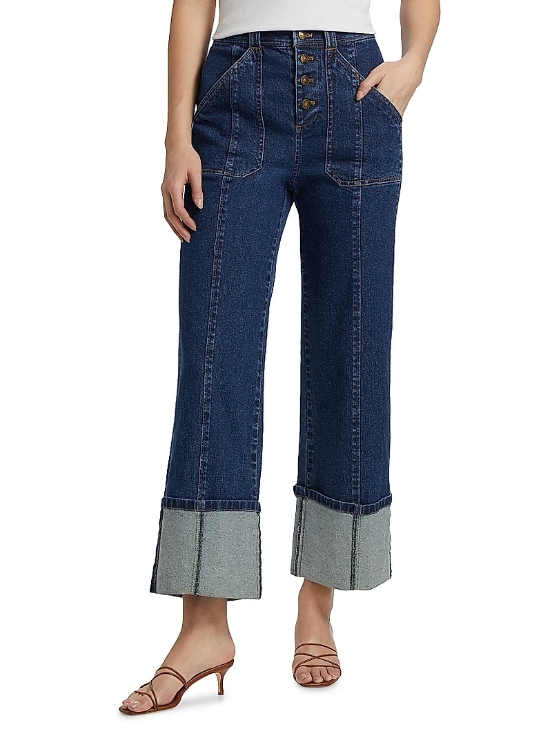 Benji Cuffed Flare Jeans