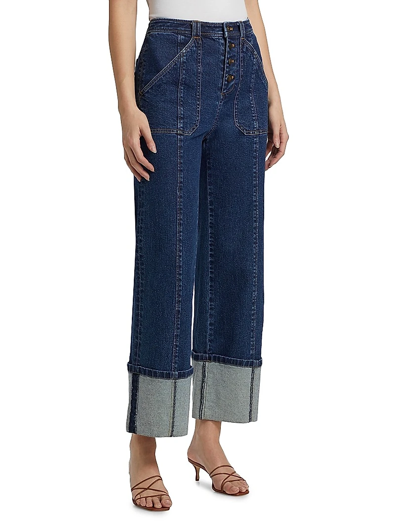 Benji Cuffed Flare Jeans