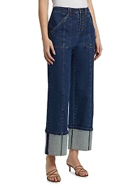 Benji Cuffed Flare Jeans