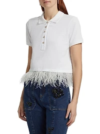 Reign Feather-Hem Top